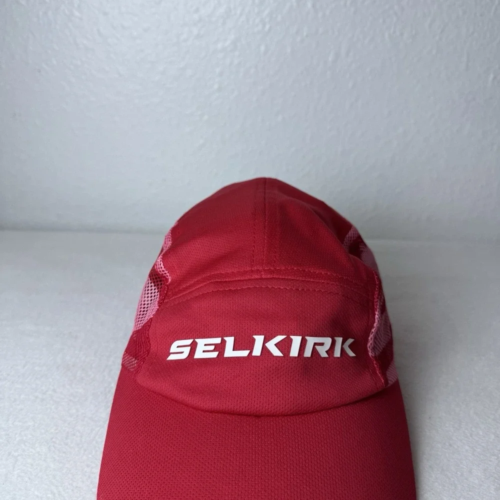 Selkirk Sport Pickleball Hat Cap Pink Adjustable Lightweight Red Pink Strapback